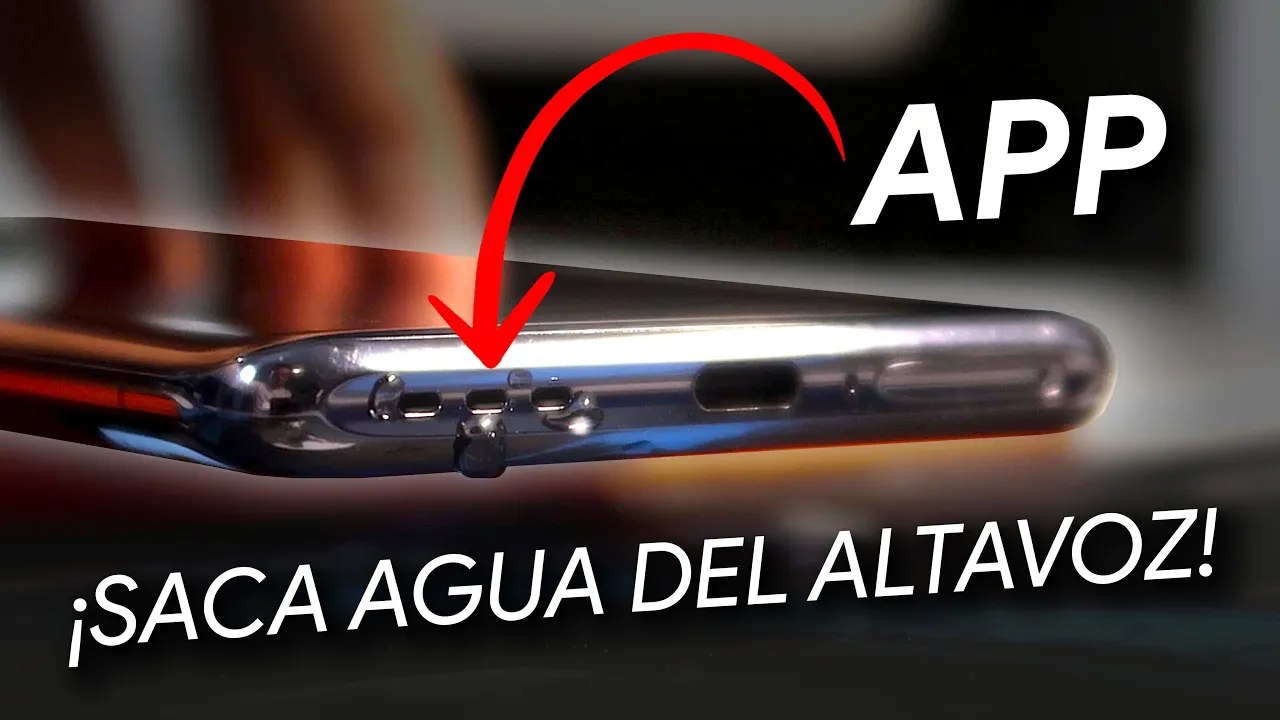 Cómo SACAR AGUA de los ALTAVOCES del movil FÁCIL 2024!!