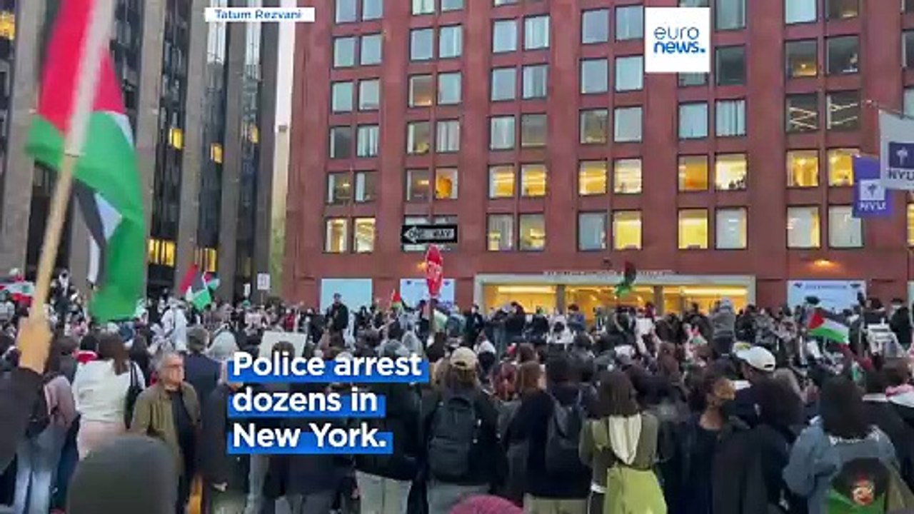 College students across US face arrest over pro-Palestinian protests