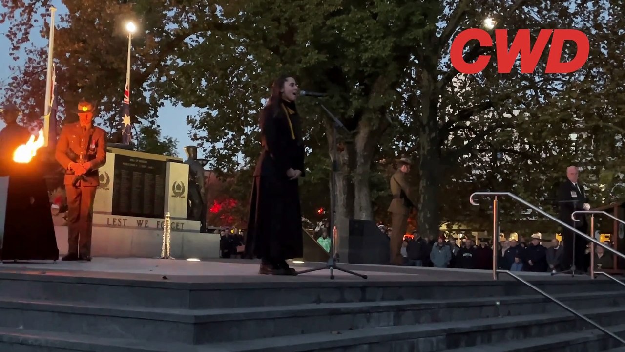 Dawn Ceremony, Anzac Day 2024