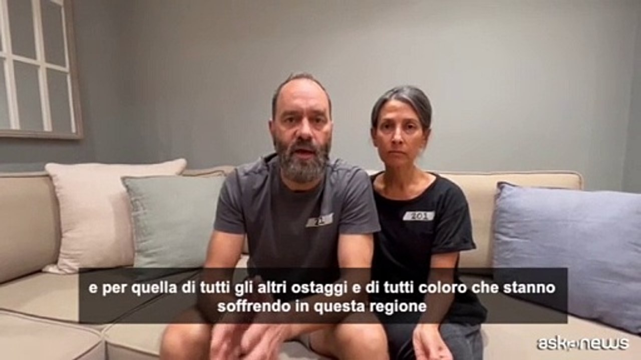 I genitori dell'ostaggio Hersh Goldberg-Polin: firmate cessate-il-fuoco