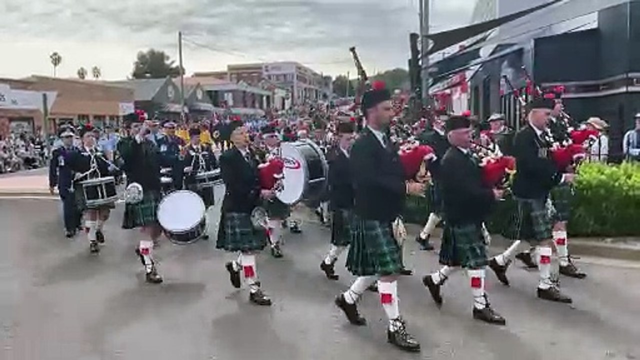 Tamworth Anzac Day march 2024