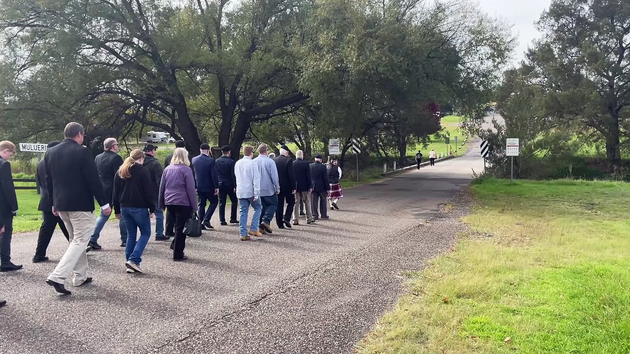 Bendemeer march for Anzac Day 2024