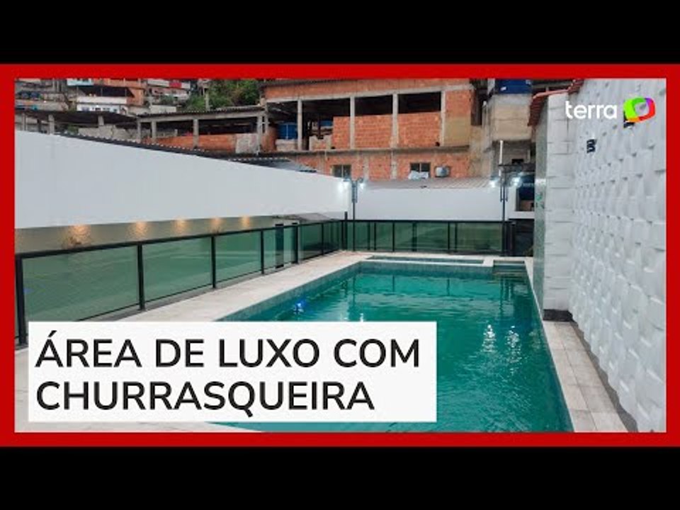Agentes do BOPE encontram área de lazer com piscina utilizada pelo tráfico no RJ