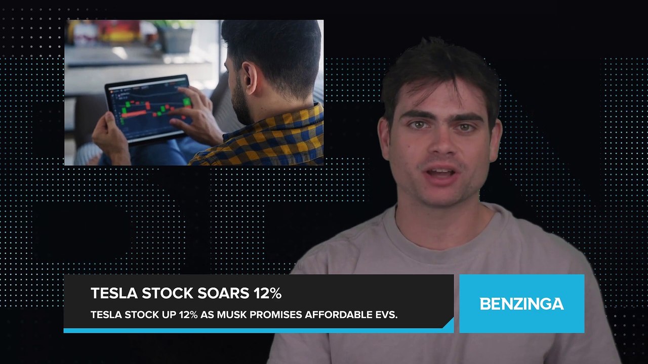 Tesla Stock Soars 12% as Elon Musk Promises More Affordable Electric Vehicles