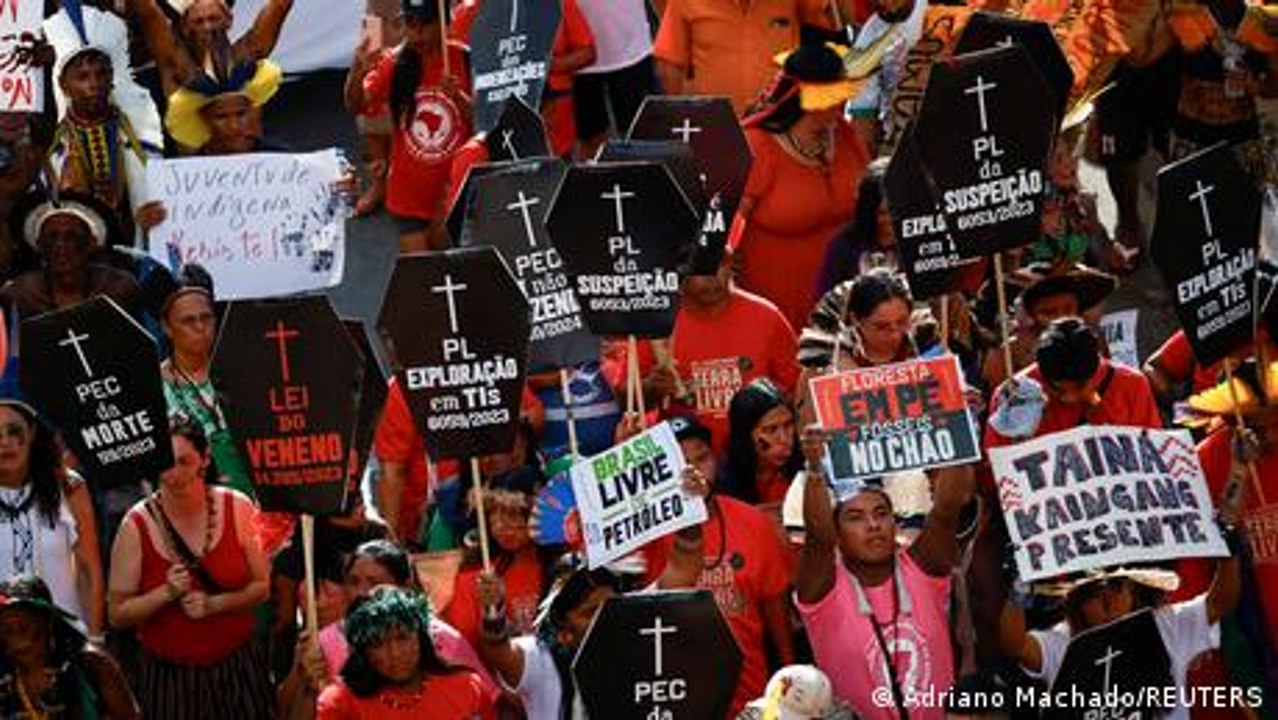 Brazil's Indigenous people blast controversial ancestral land law