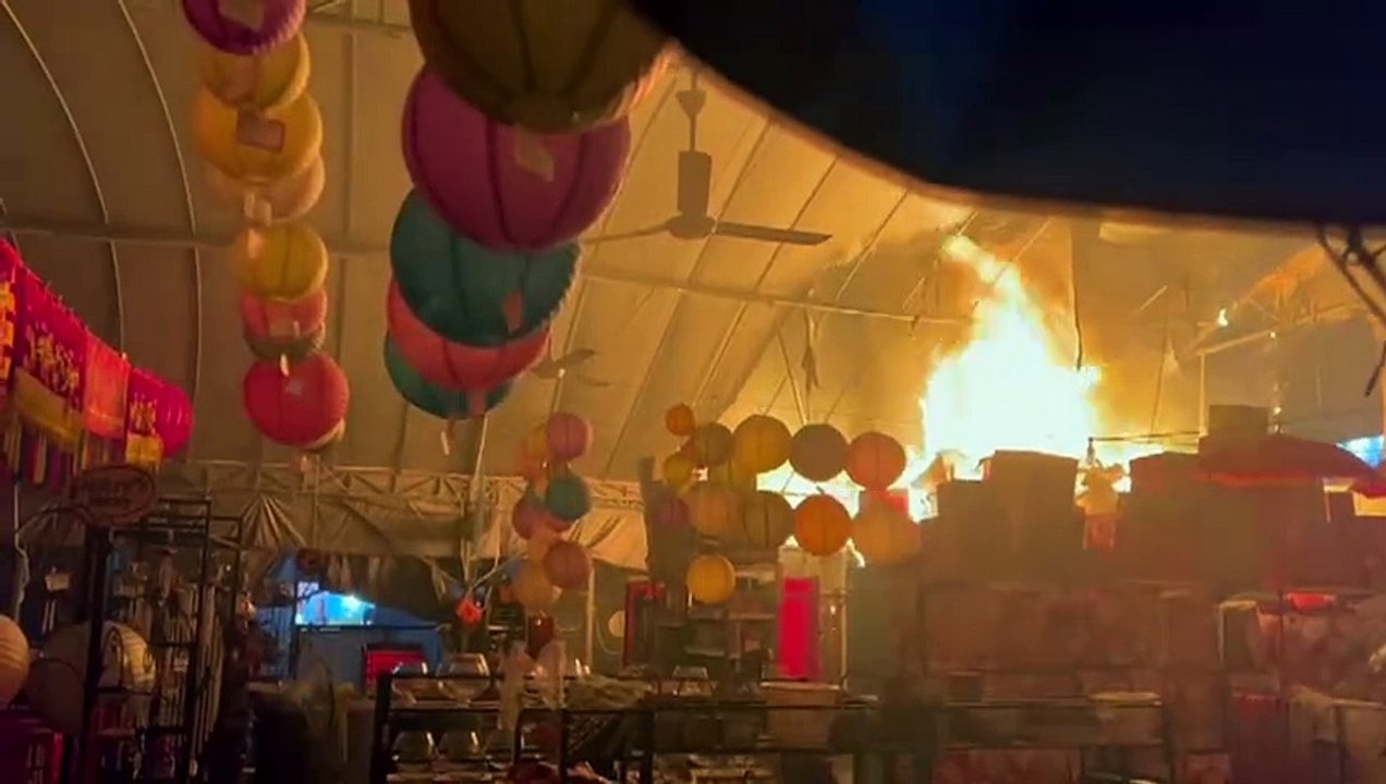 今晚最新！3度发爆炸声 灵市SS2 中国风 失火