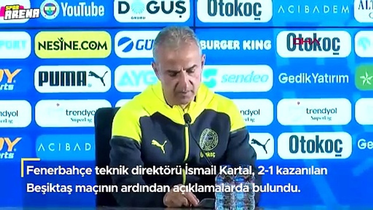 Fenerbahçe'de İsmail Kartal'dan Edin Dzeko açıklaması