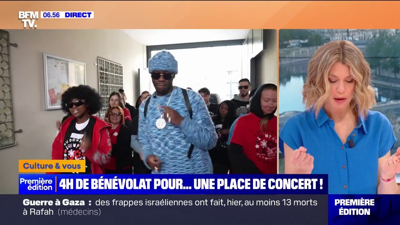 Une place de concert en échange de quatre heures de bénévolat