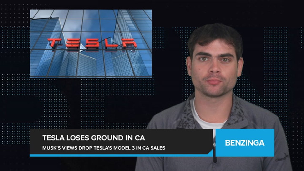 Is Elon Musk's Political Views Costing Tesla Market Share? Tesla Model 3 Falls to Third Place in California's Top-Selling Cars