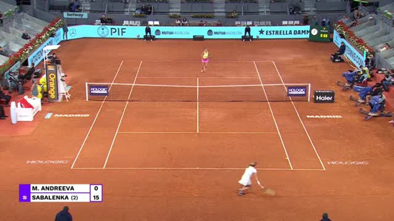 Madrid - Sabalenka rejoint Rybakina