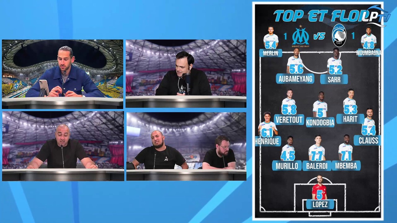 OM 1-1 Atalanta : les tops et flops