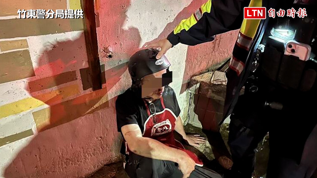 改建老屋方法很多 他選擇.......放火燒！（竹東警分局提供）