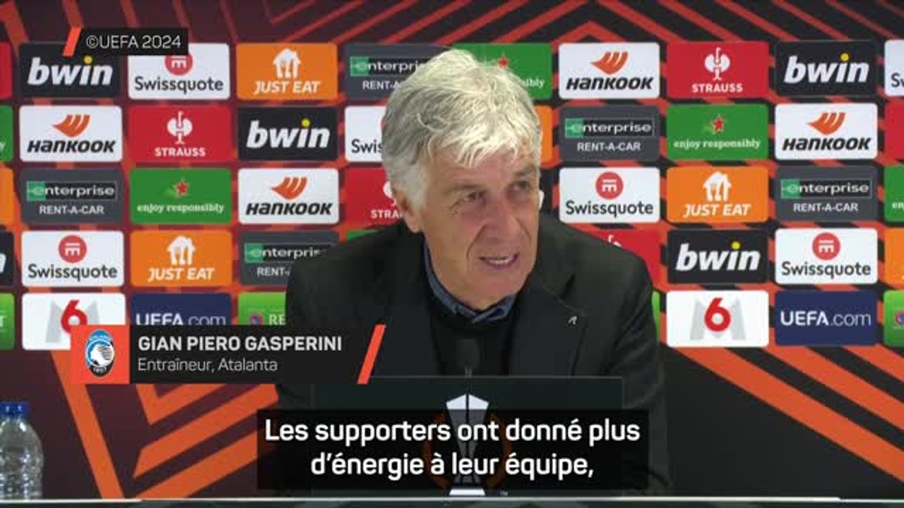 Atalanta - Gasperini : “Je m'attendais à ce Marseille”