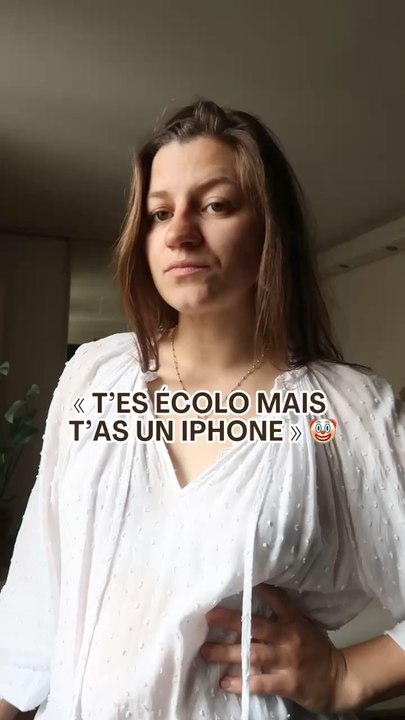 T’es écolo mais t’as un iPhone ‍