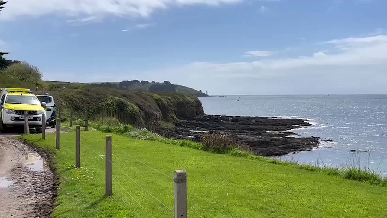 Aftermath of sailing boat crash