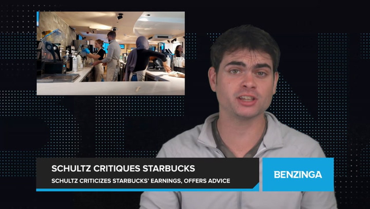 Former Starbucks CEO Schultz Criticizes Company's Earnings Miss and Guidance Cut, Offer Advice on Improving Customer Experience