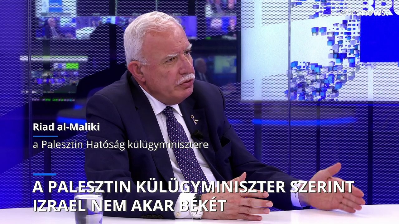 Nincs kilátás a gázai tűzszünetre, mert Netanjahu az ellenségeskedés folytatását akarja - mondja a palesztin miniszter