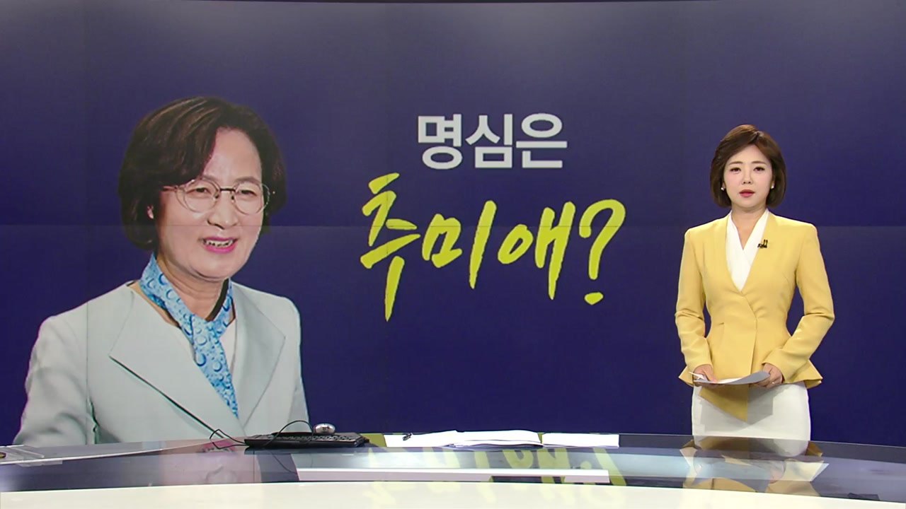 명심은 추미애? [앵커리포트] / YTN