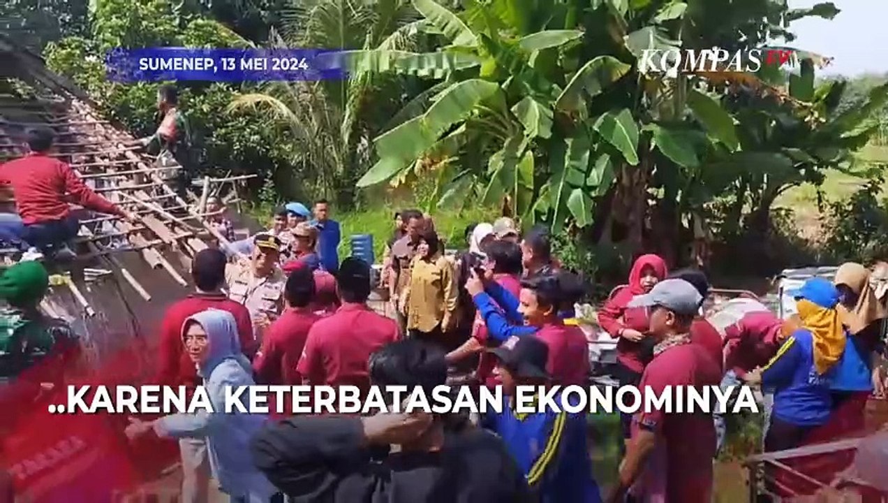 Tri Rismaharini Bongkar Rumah Reyot Anak Penderita Kelainan Saraf