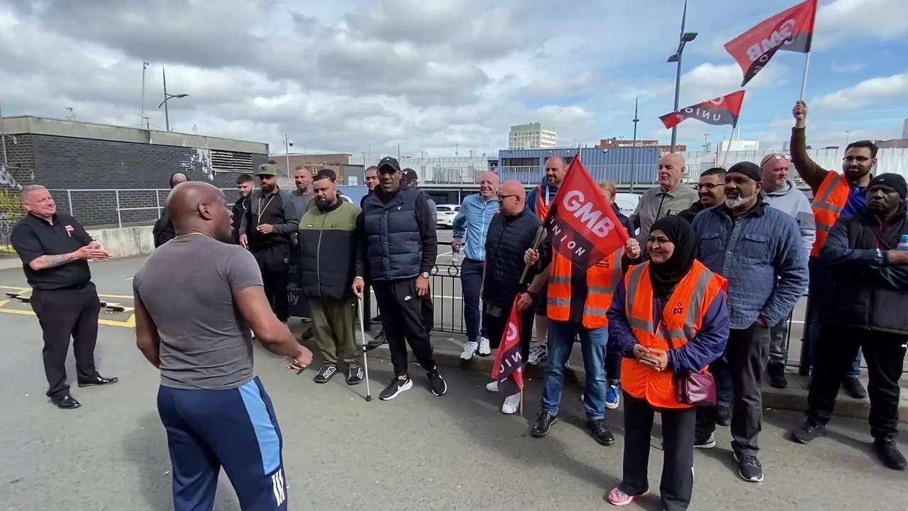 Wolverhampton G4S security staff continue to strike for better pay
