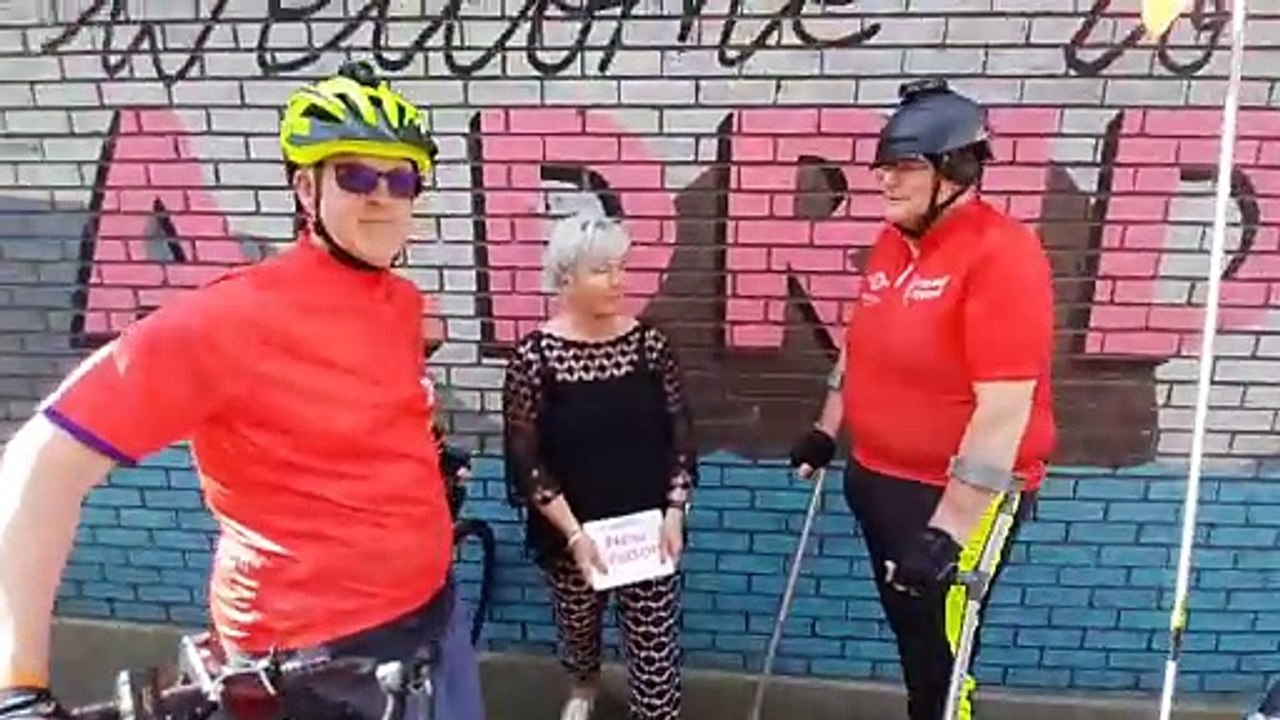 Walsall cyclists 100 mile charity challenge.