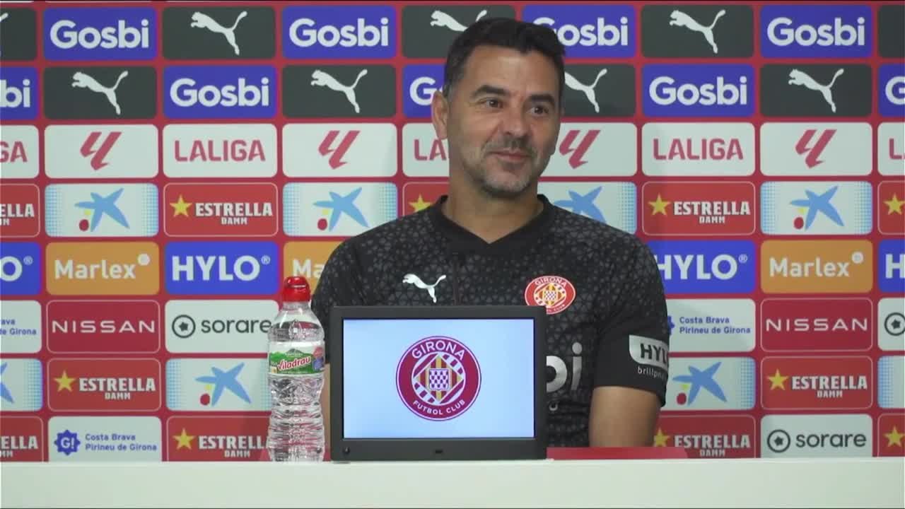 Rueda de prensa de Michel previa al Girona vs Villarreal