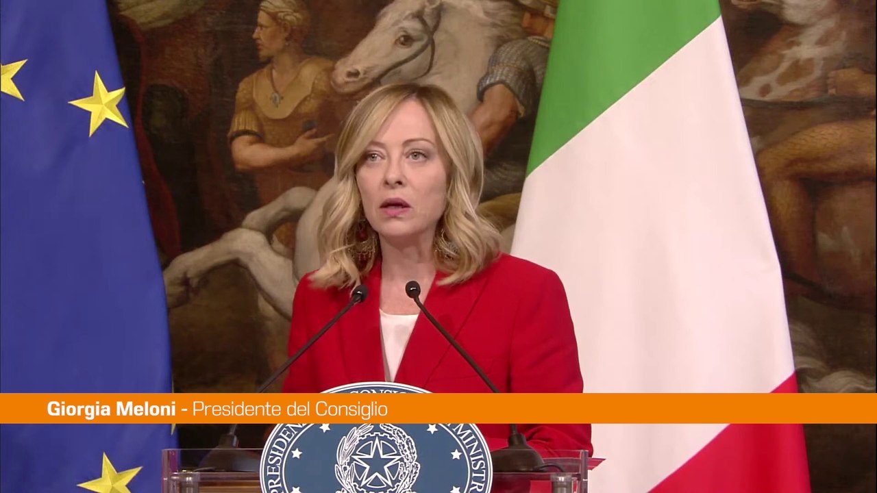 Meloni "L'Europa deve diventare un gigante geopolitico"