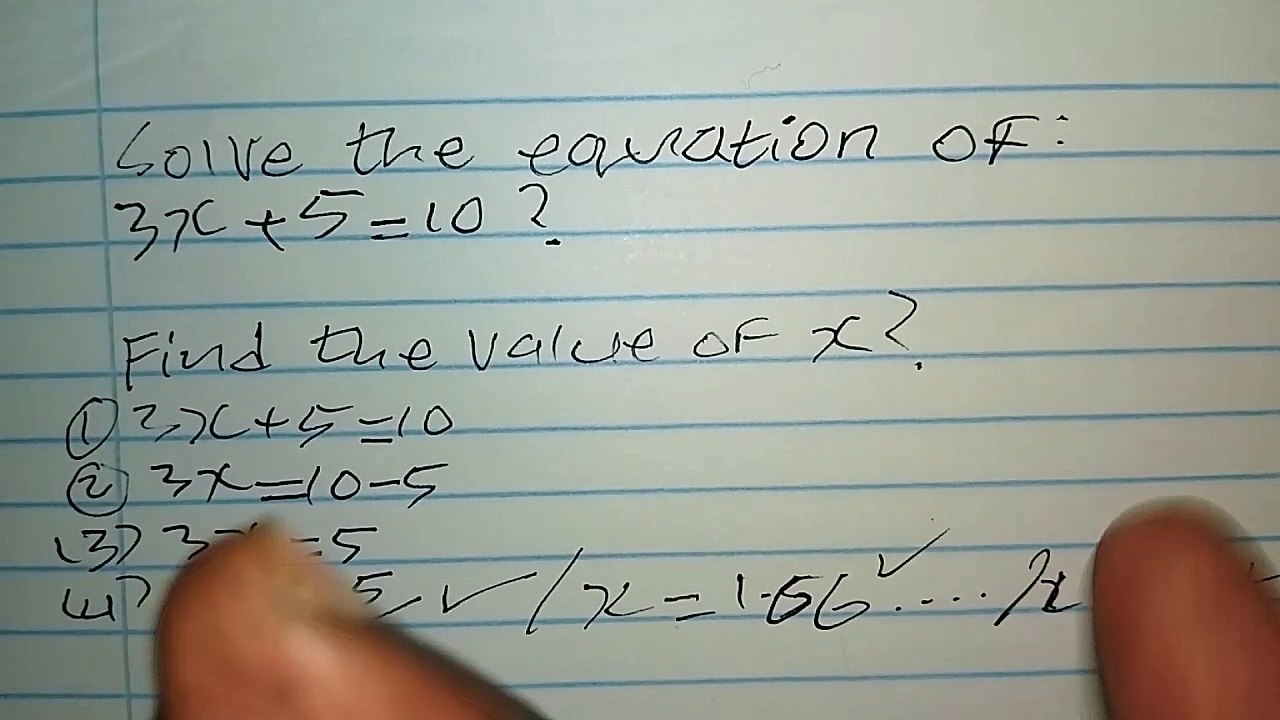 Know algebra expression