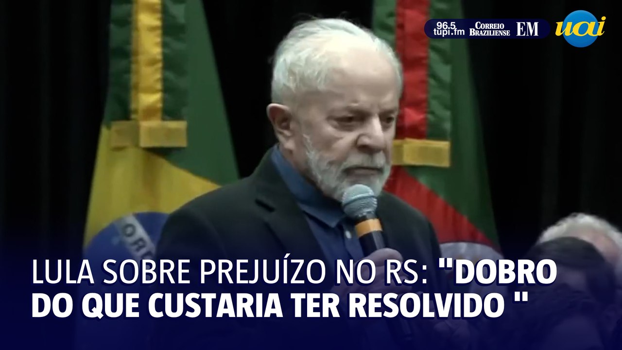 Lula: "Dobro do que custaria ter resolvido definitivamente"