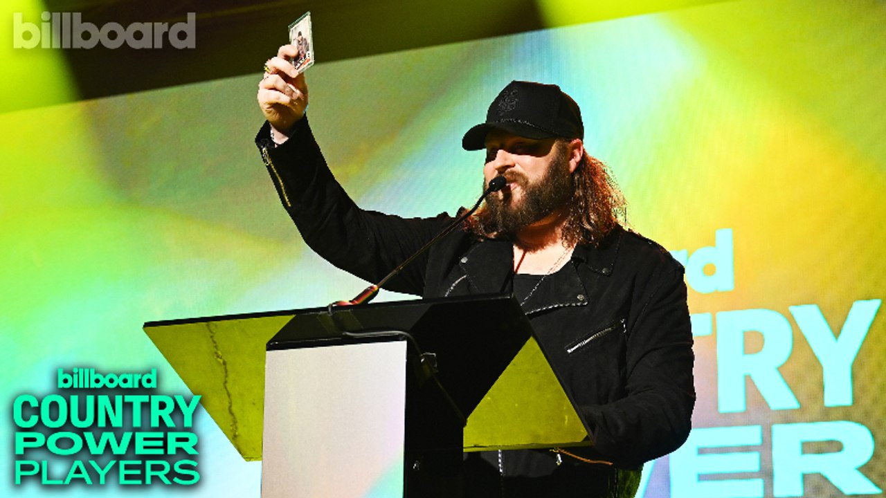 Nate Smith Accepts the Rookie Of The Year Award | Billboard Country Power Players 2024