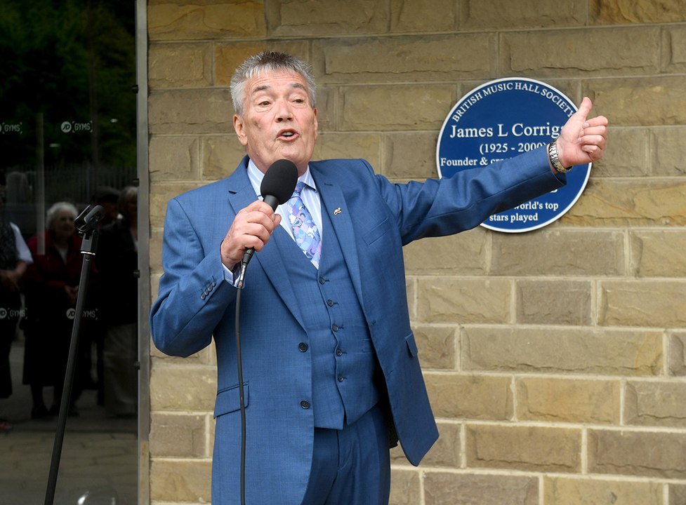 James Corrigan Blue Plaque Batley Variety Club