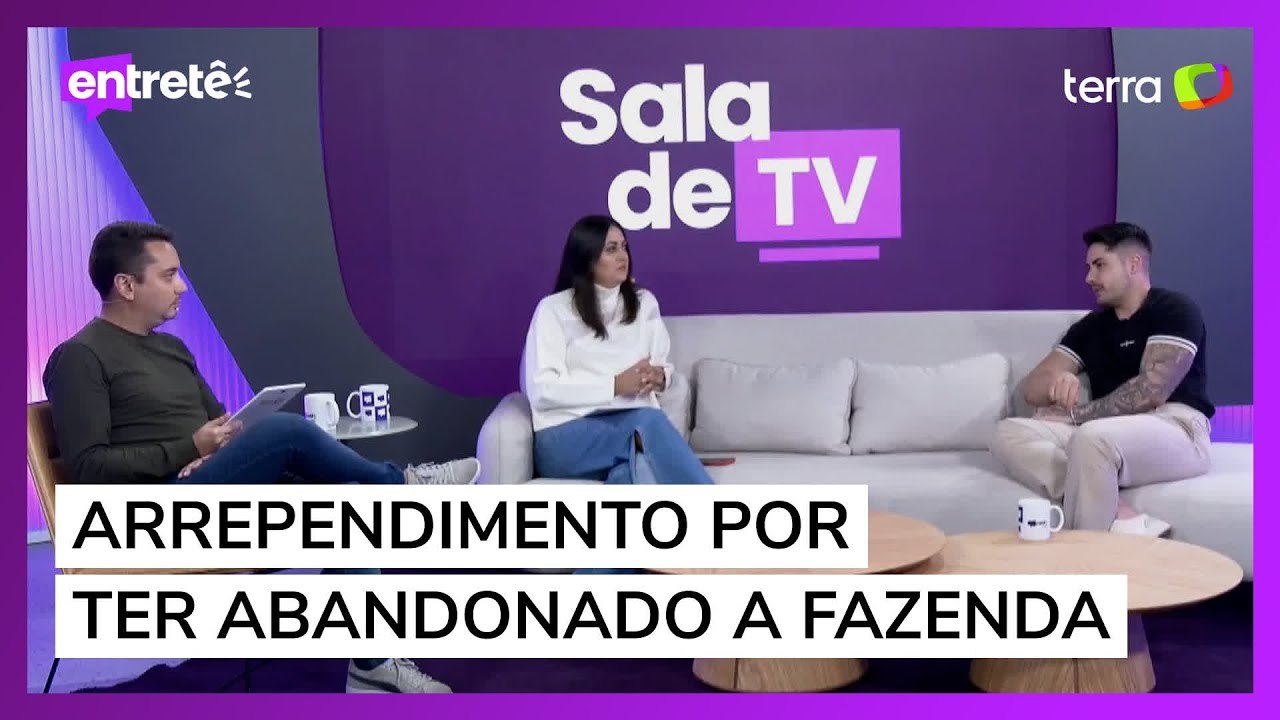 "Eu poderia ter suportado mais", disse Lucas Souza sobre 'A FAZENDA'