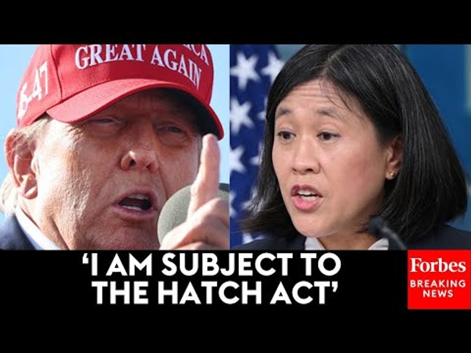 Jean-Pierre Stops Ambassador Tai From Responding To Trump’s Criticism Of Biden’s Tariffs On China