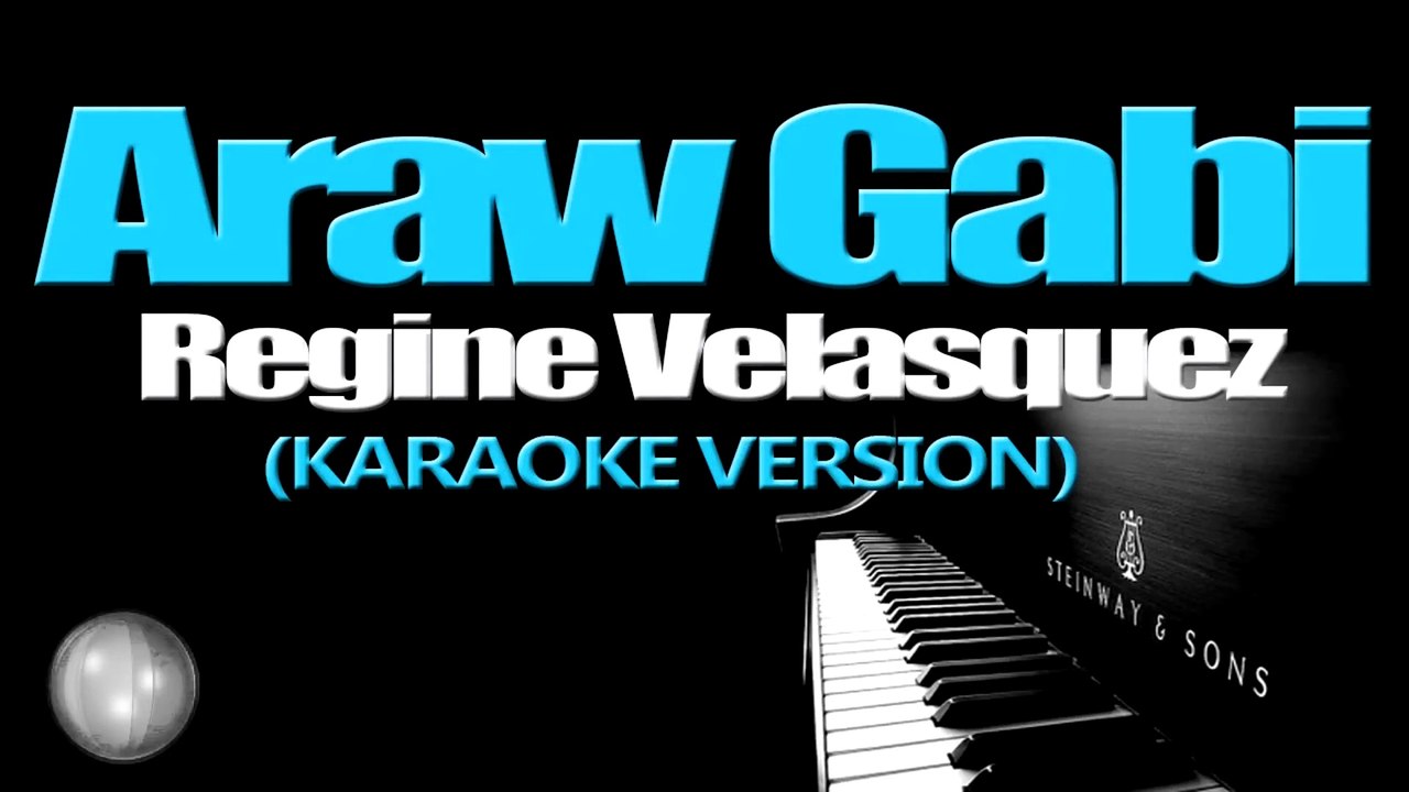 Araw Gabi - Regine Velasquez (Karaoke Version)