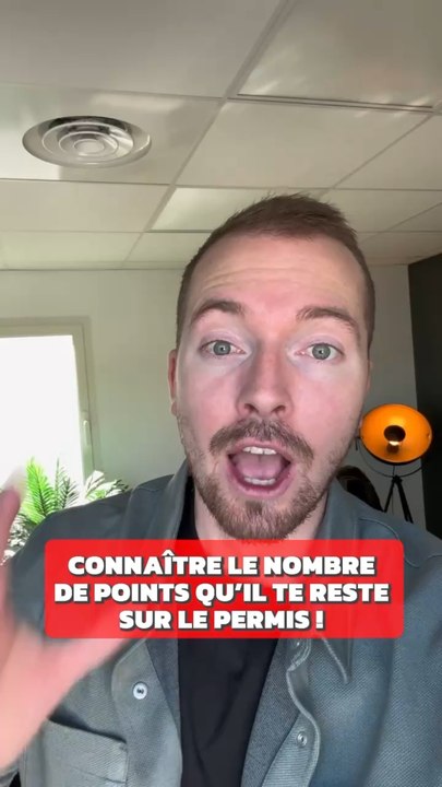 Connaitre le nombre de points qu’il reste sur son permis
