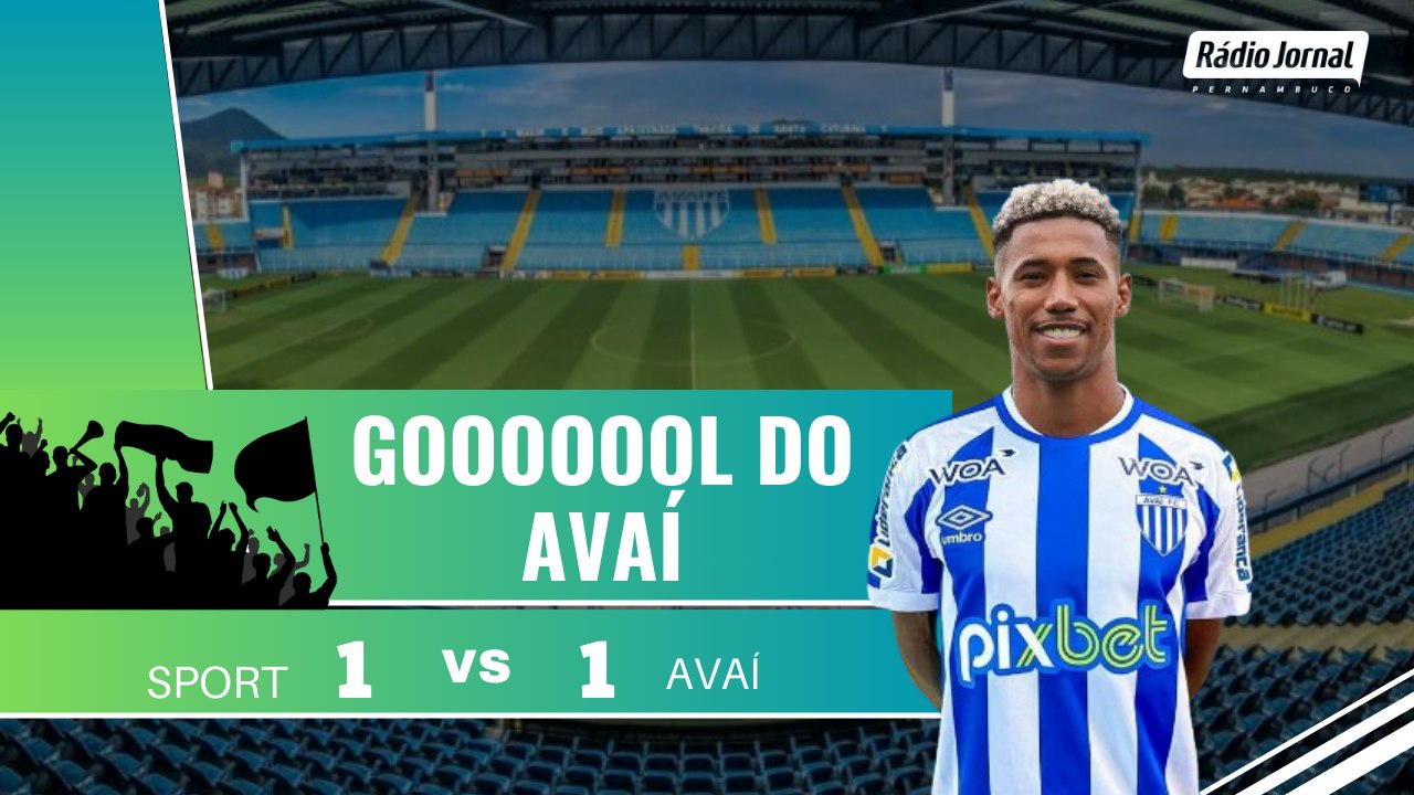 Sport 1x1 Avaí - Gol de MAURÍCIO GARCEZ