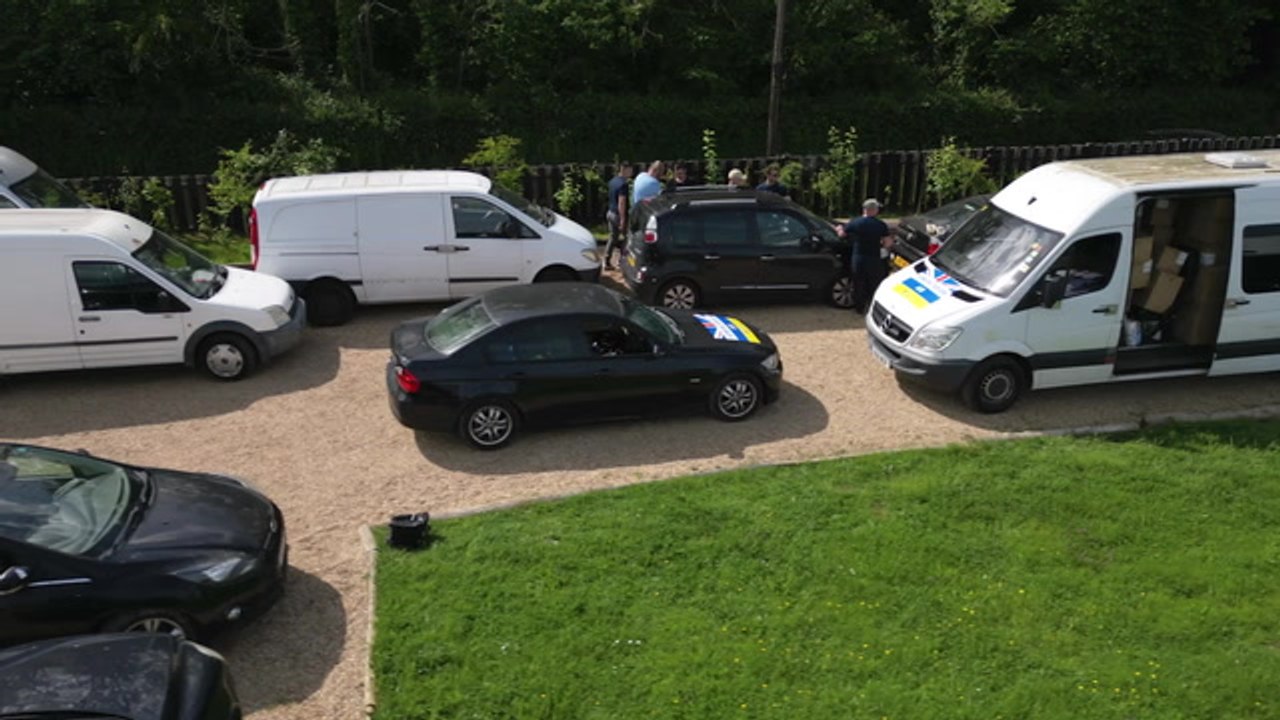 Vehicles donated by Londoners via Ulez scrappage scheme arrive in Ukraine