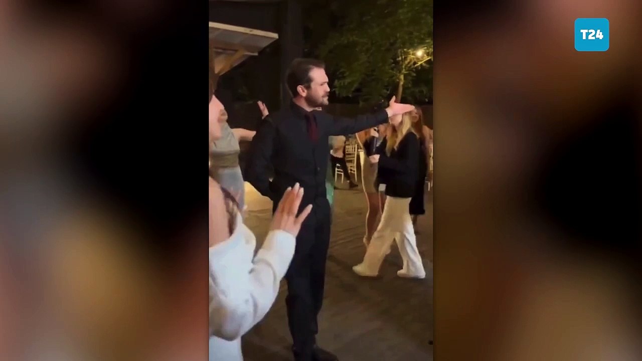 Aras Bulut İynemli'nin arkadaşının düğünündeki dansı beğeni topladı