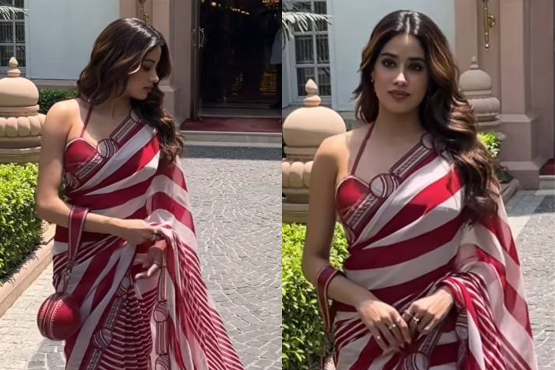 IPL मैच के बीच वायरल हुआ Jahnvi Kapoor का ये लुक, बॉल से बना एक्ट्रेस की पूरा ऑउटफिट