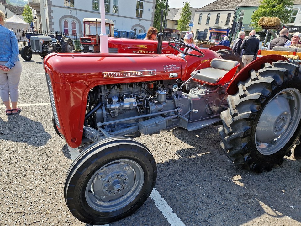More from the Ballyeaston Vintage Tractor Club gathering at Ballyclare Square