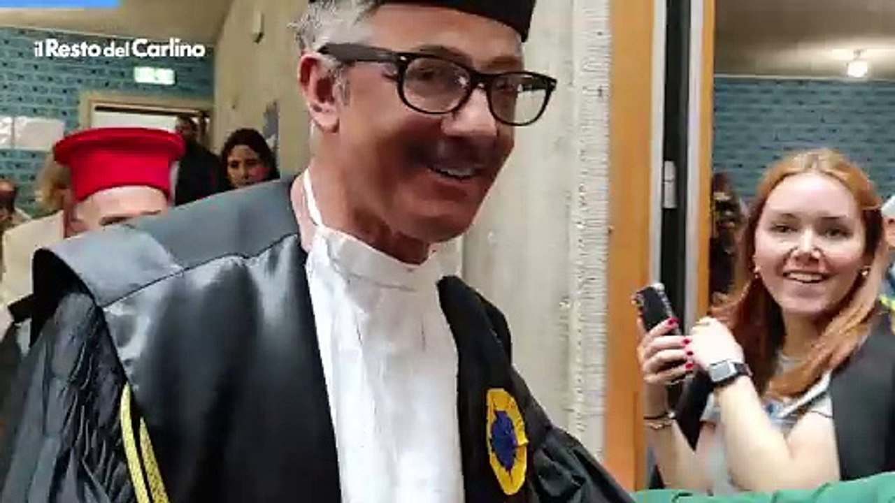 Fiorello mattatore a Urbino: "Questo Sigillo d'Ateneo è un onore, ancora non ci credo"