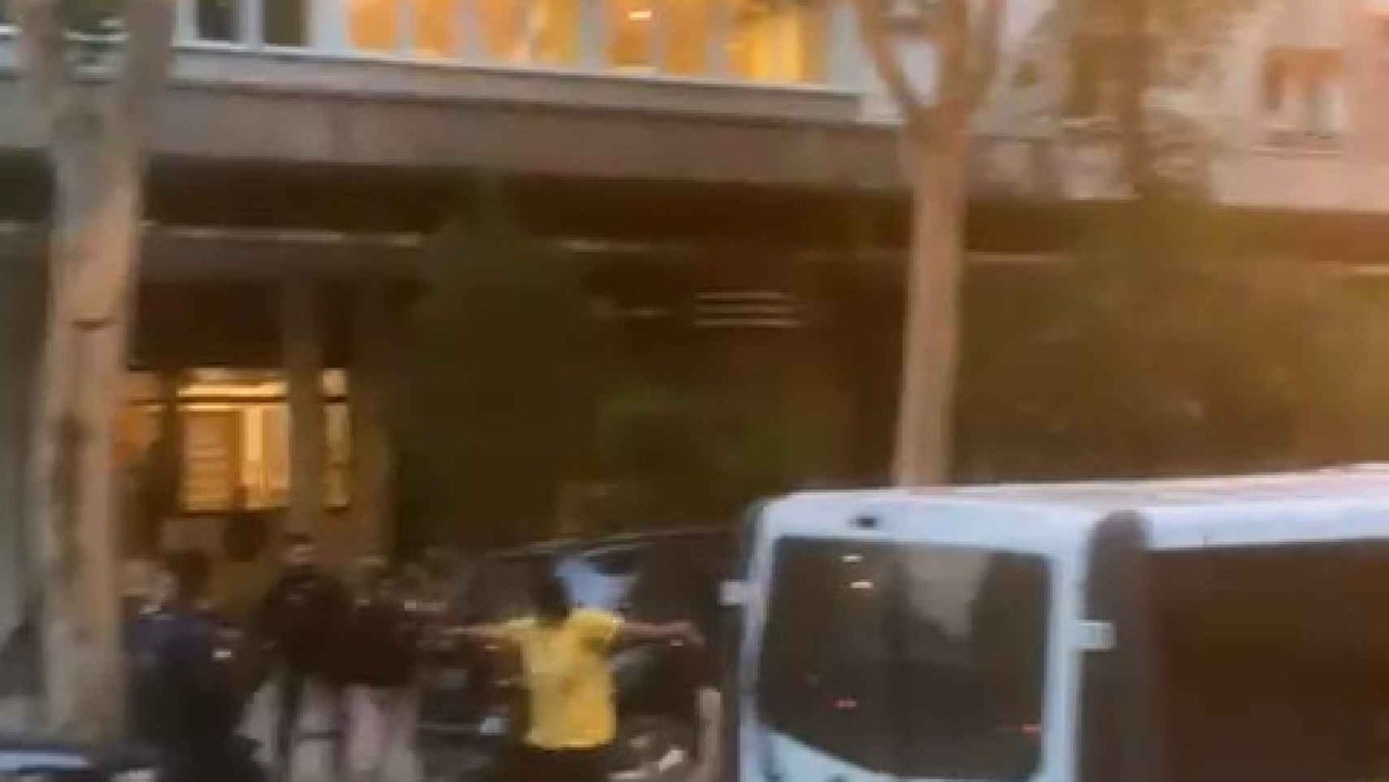 Reyerta entre feriantes junto al Santiago Bernabéu.