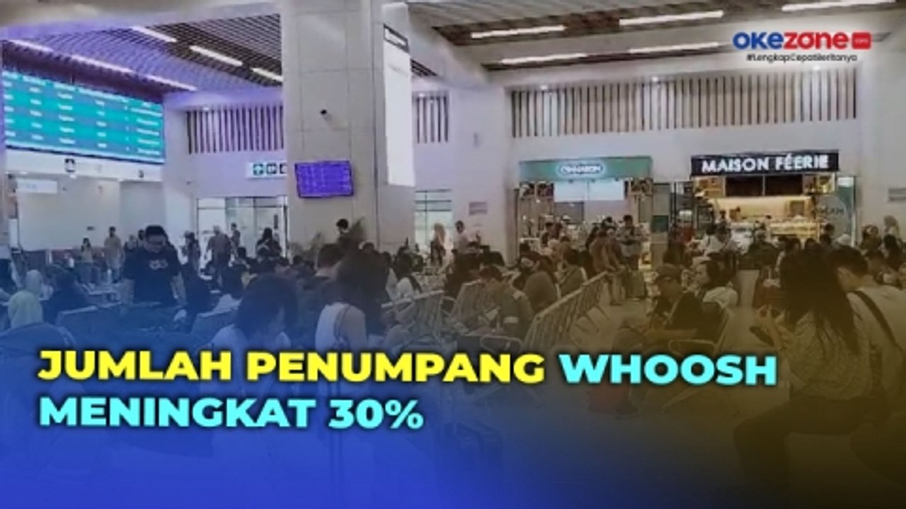 Libur Panjang, Jumlah Penumpang Whoosh Meningkat 30 Persen