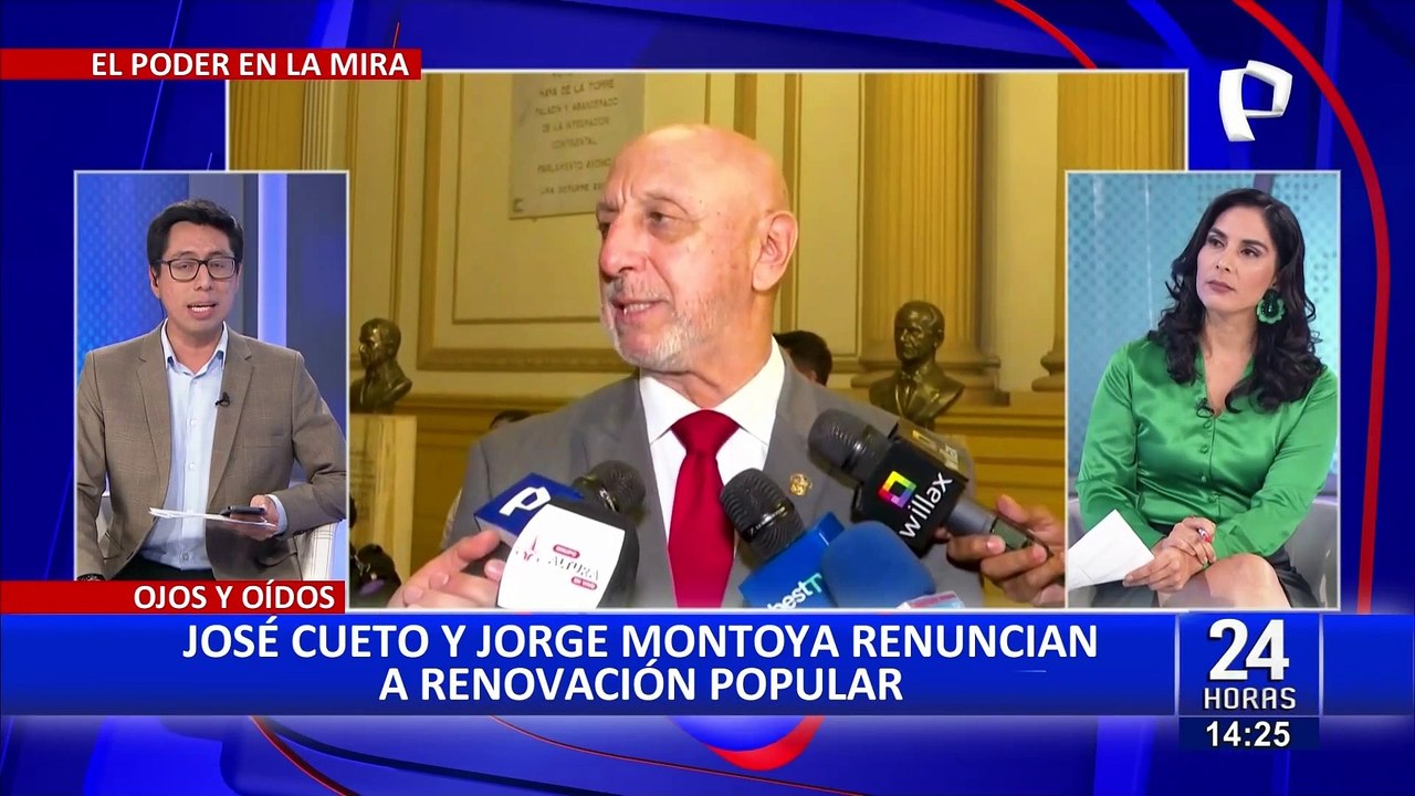 Renuncian Jorge Montoya, José Cueto y Javier Padilla a Renovación Popular 🚪