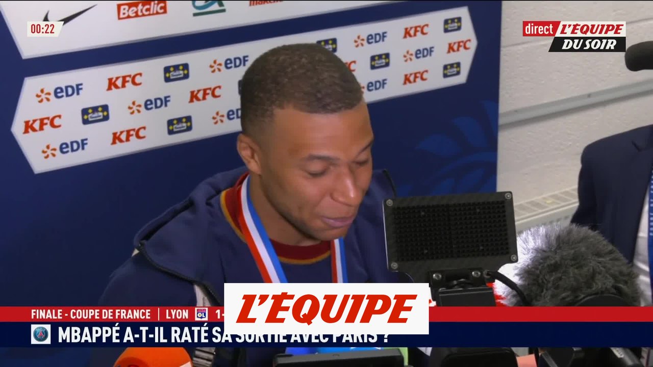 Mbappé : « Moi et le PSG, c'est terminé » - Foot - Coupe - PSG