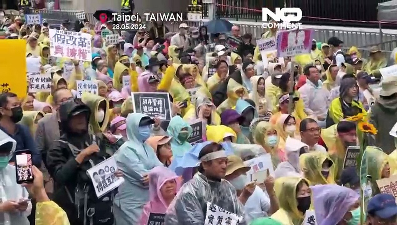 WATCH: Taiwan legislature passes pro-China changes