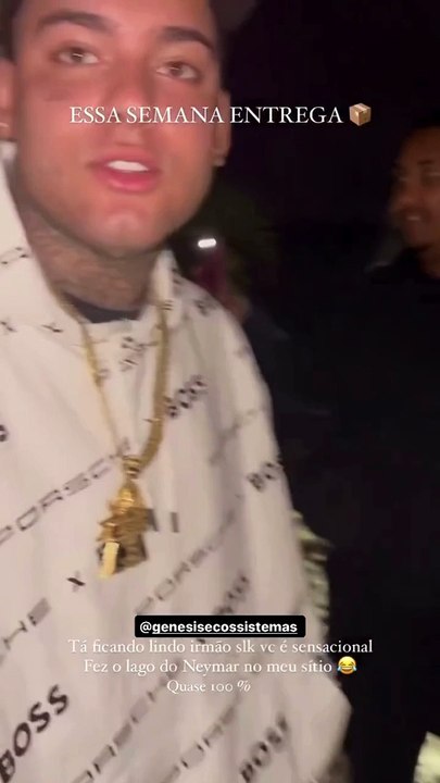 MC Ryan SP se inspira em Neymar e constrói lagoa em nova mansão; veja