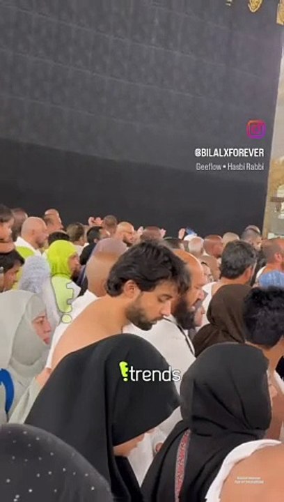 Bilal Abbas | In Front of Kaaba | Bilal Abbas performed Umrah #abdullahpurkadevdas #ishqmurshid #fyp