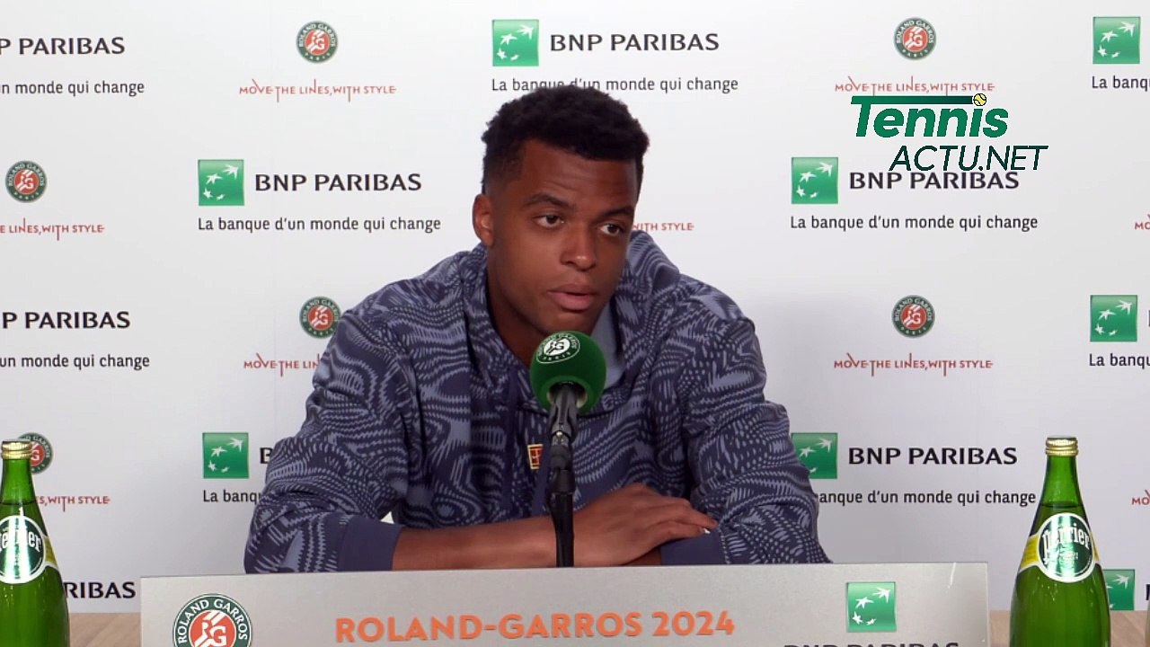 Tennis - Roland-Garros 2024 - Giovanni Mpetshi Perricard: "C'est difficile de trouver du positif..."