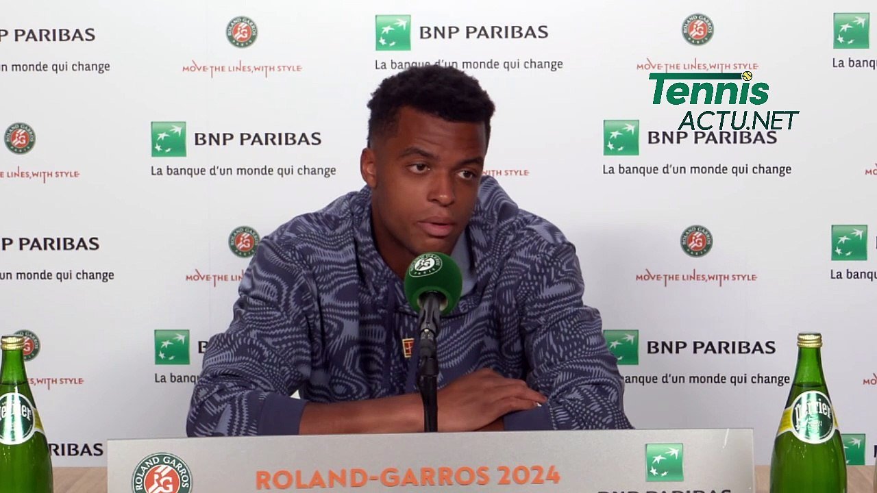 Tennis - Roland-Garros 2024 - Giovanni Mpetshi Perricard: "C'est difficile de trouver du positif..."